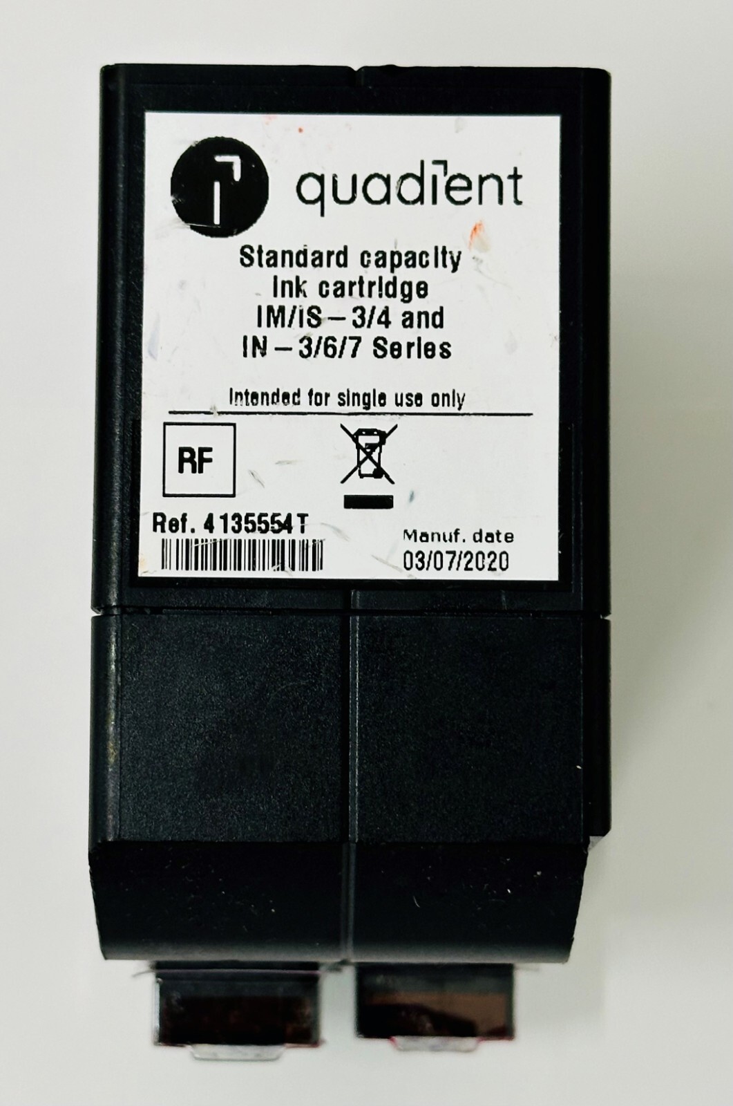 Quadient Red Ink Cartridge for IM/IS-3/4 and IN-3/6/7 Series NeoPost
