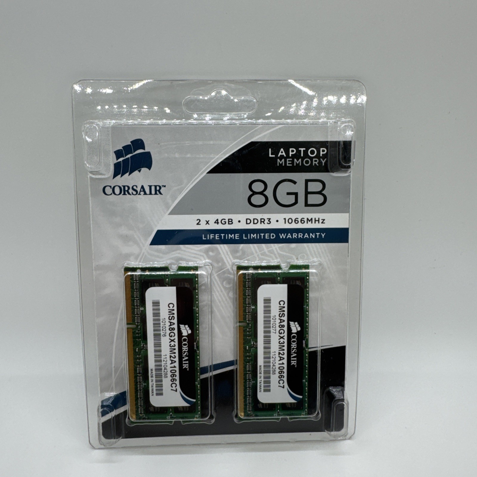Corsair Mac Memory 8GB (2 x 4GB) PC3 8500 (DDR3-1066) Memory (CMSA8GX3M2A1066C7)