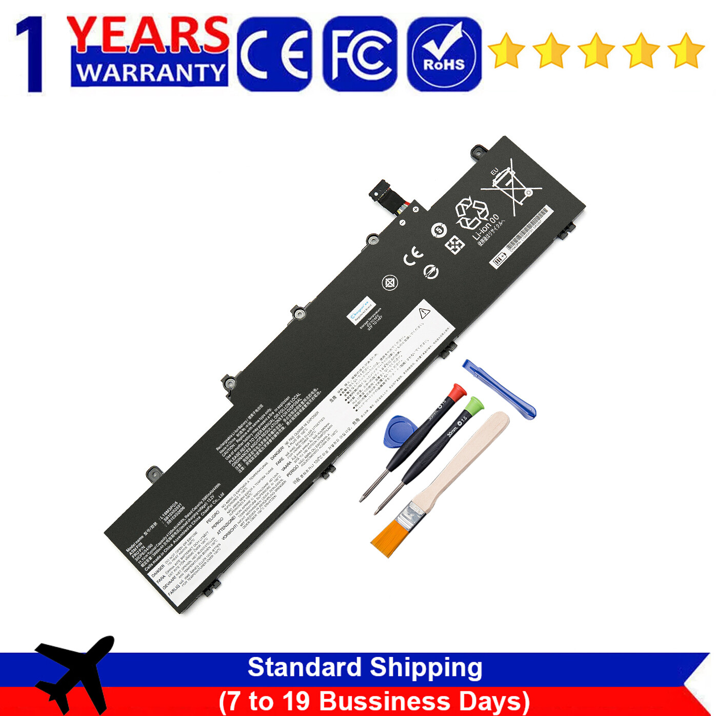 L19M3PD5 L19C3PD5 L19D3PD5 Laptop Battery For Lenovo ThinkPad E14 E15 Gen 2 3 4