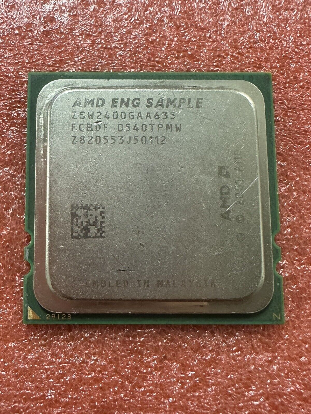 AMD ENG SAMPLE Opteron CPU Sample High Collectible Value ZSW2400GAA635