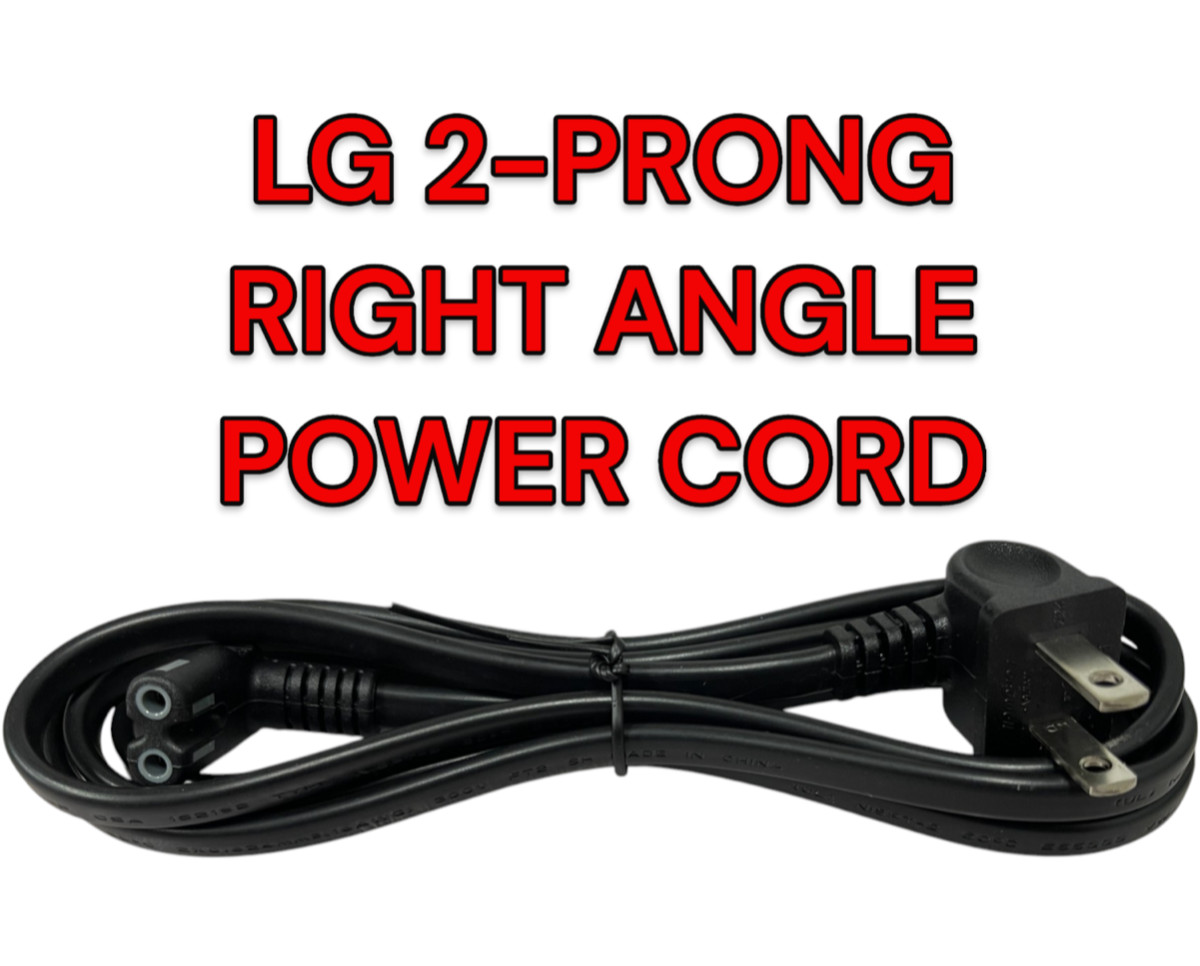 LG 2-PRONG RIGHT ANGLE POWER CORD OEM