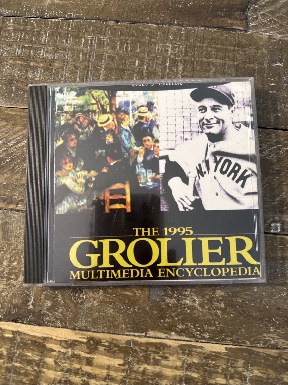 The 1995 Grolier Multimedia Encyclopedia Software PC Cd Rom