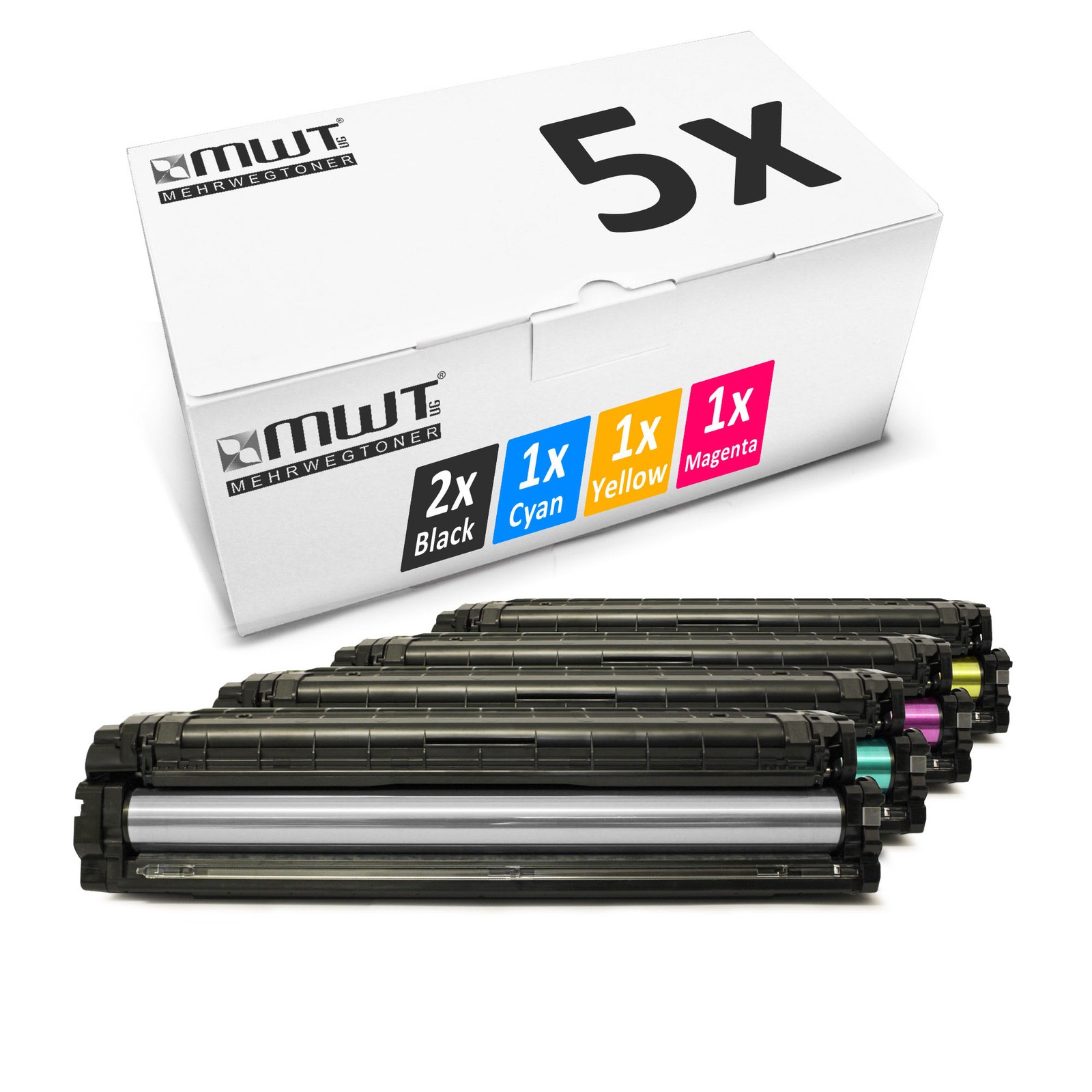 5x Cartridge Replaces Samsung CLT503 CLT-503L