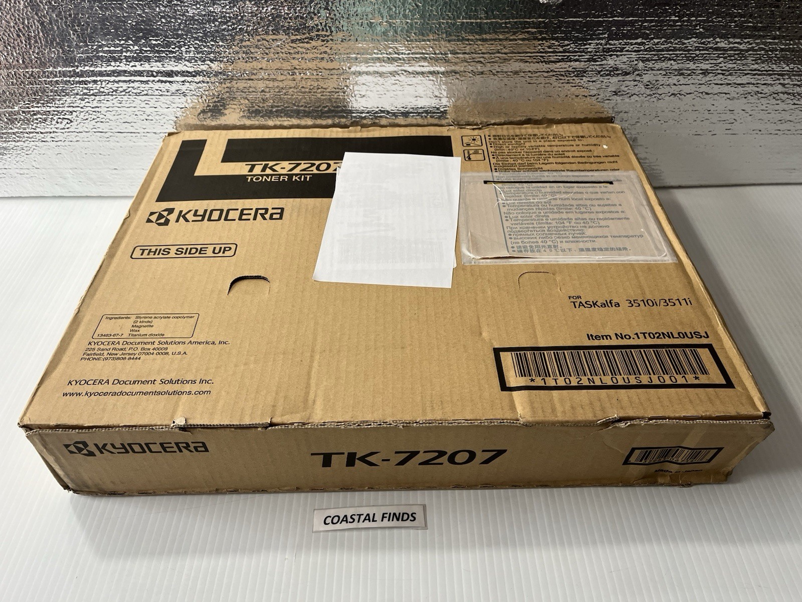 Kyocera TK-7207 Toner Kit Black Cartridge OEM NEW Sealed TK 7207 3510i / 3511i