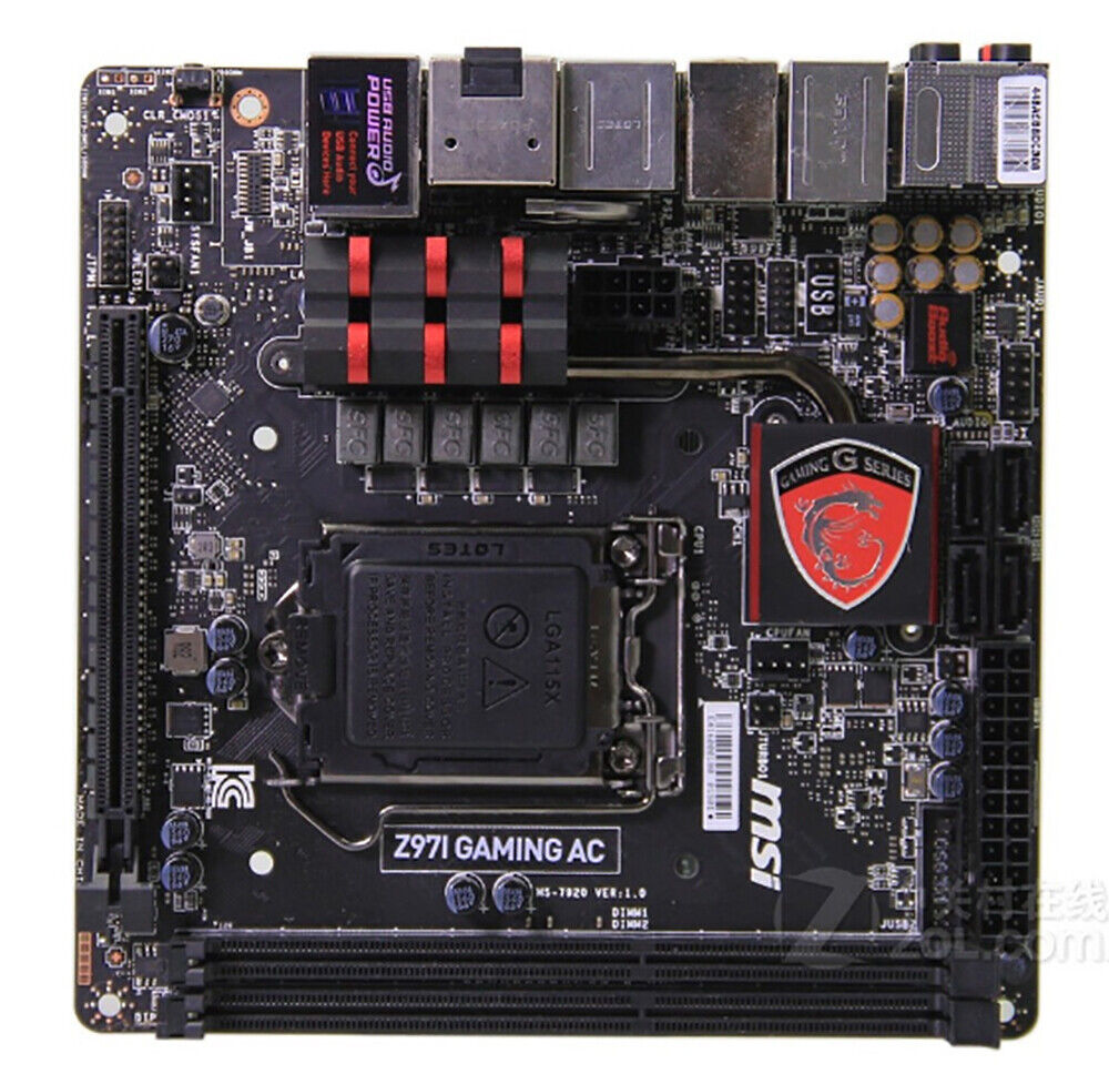 FOR MSI Z97I GAMING AC Motherboard Intel LGA1150 DDR3 DP HDMI Mini-ITX NAS HTPC
