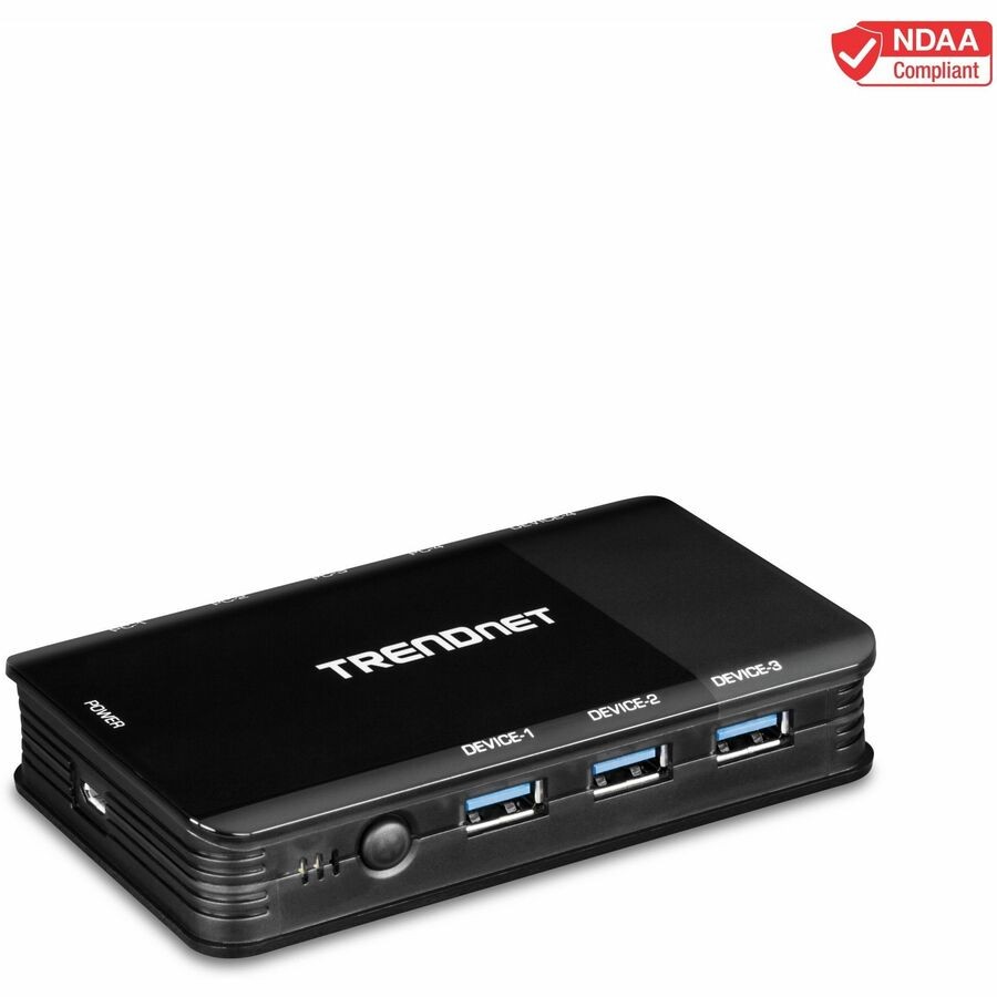 TRENDnet 4 Computer 4-Port USB 3.1 Sharing Switch, TK-U404, 4 x USB 3.1 for