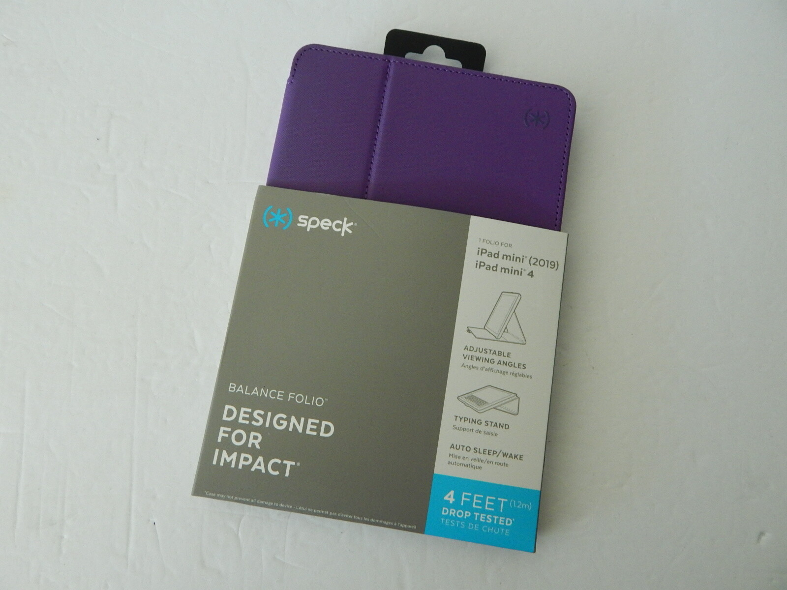 New Speck Products Balance Folio Case & Stand for iPad Mini 4 Purple