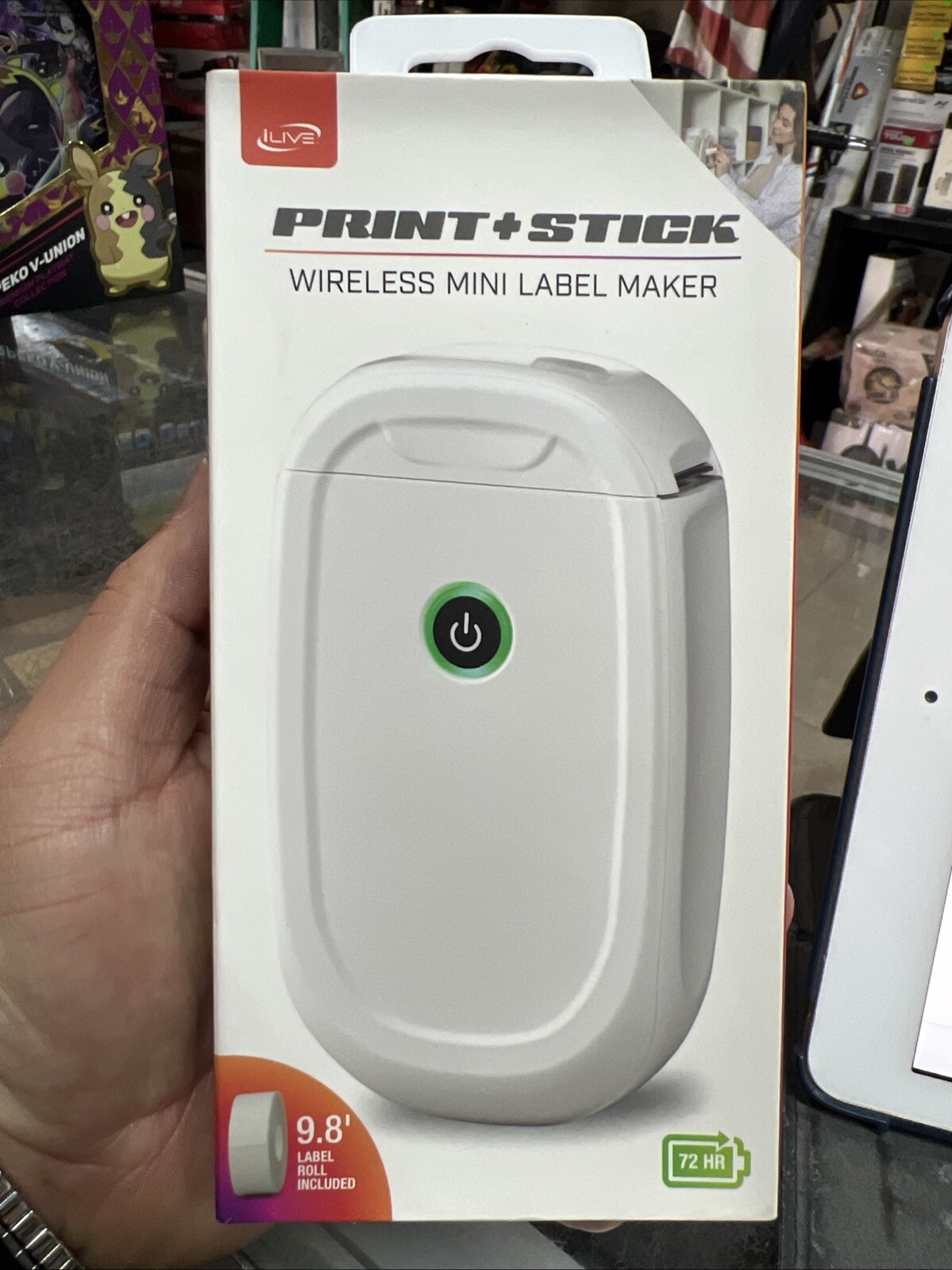 iLive: Label Maker Mini Portable Bluetooth Label Printer Machine Home or Office