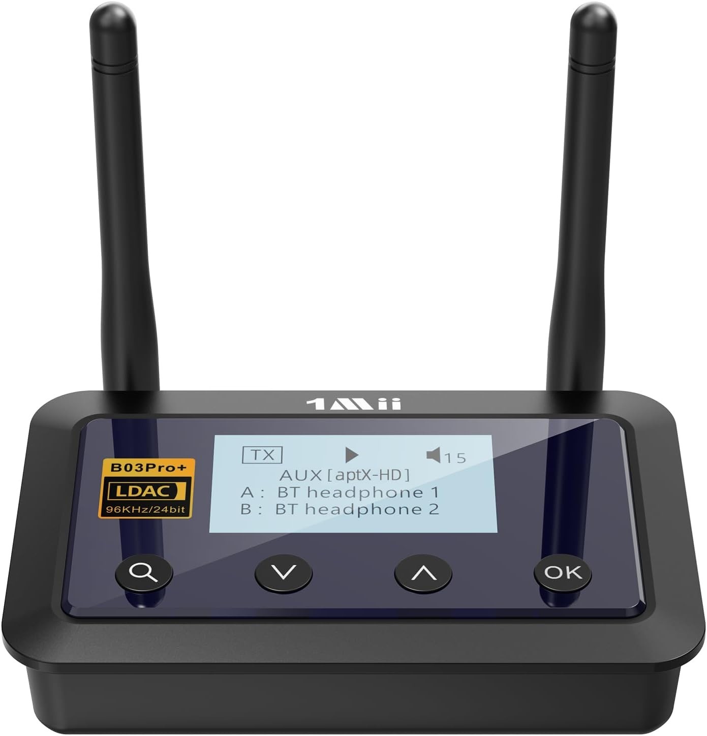 1Mii B03Pro+ Bluetooth 5.3 Transmitter Receiver LDAC TV Home Stereo