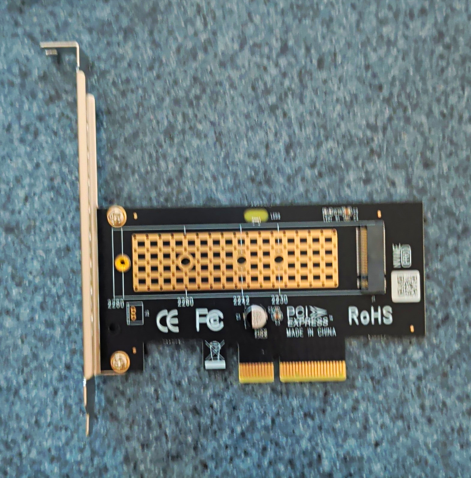 Glotrends PA09 PCIe x4 to U.2 (SFF-8639) 1-Port SSD Adapter Card