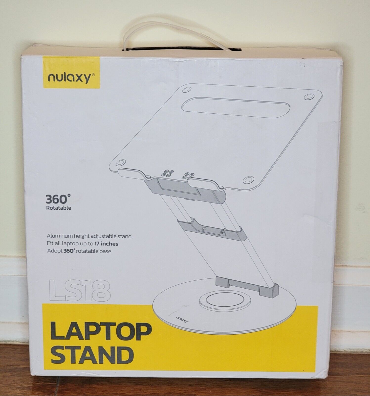 Nulaxy Laptop Stand LS18 Telescopic 360 Rotatable