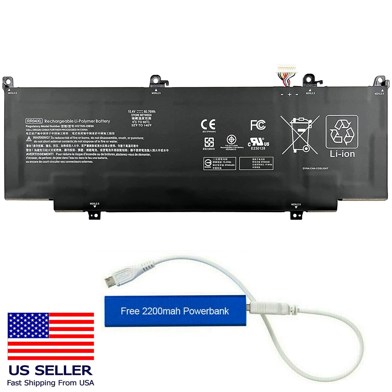 L60373-005 RR04XL BATTERY FOR HP SPECTRE X360 13-AW 60WHR L60213-2C1 L60213-AC1