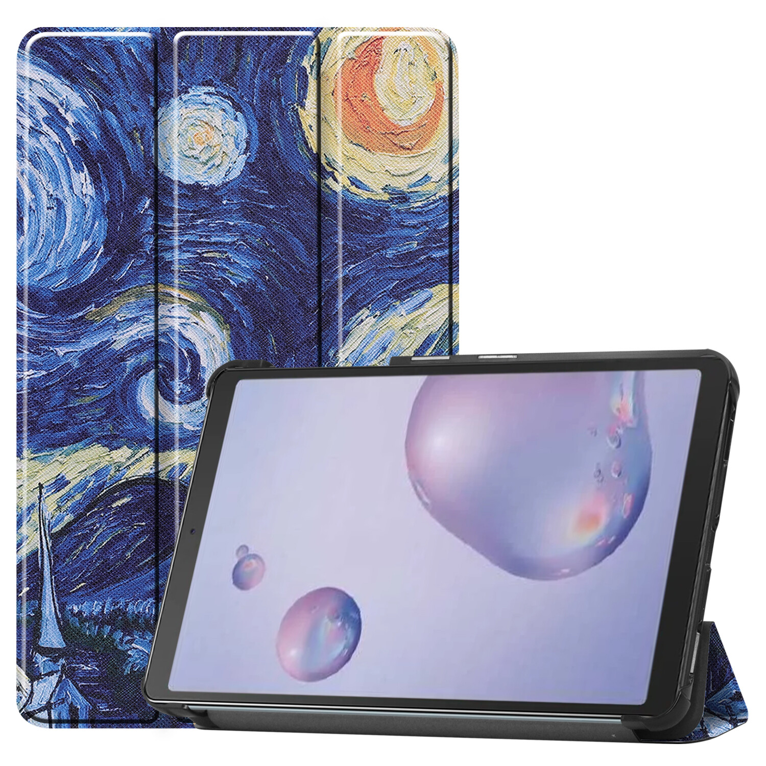 For Samsung Galaxy Tab A 8.0"/A7 Lite 8.7" Flip Tri-fold Stand Case Shockproof