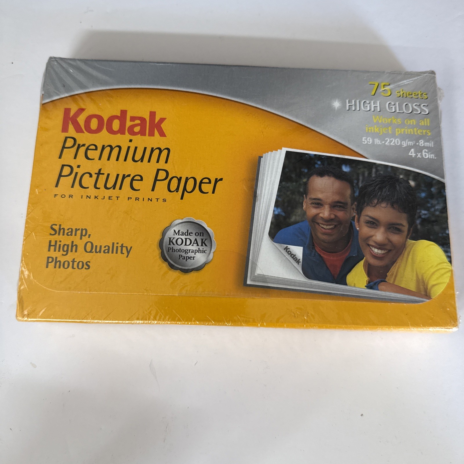 Kodak 4x6 Premium Picture Paper High Gloss 75 Sheets CAT 888 7713 (NEW SEALED)