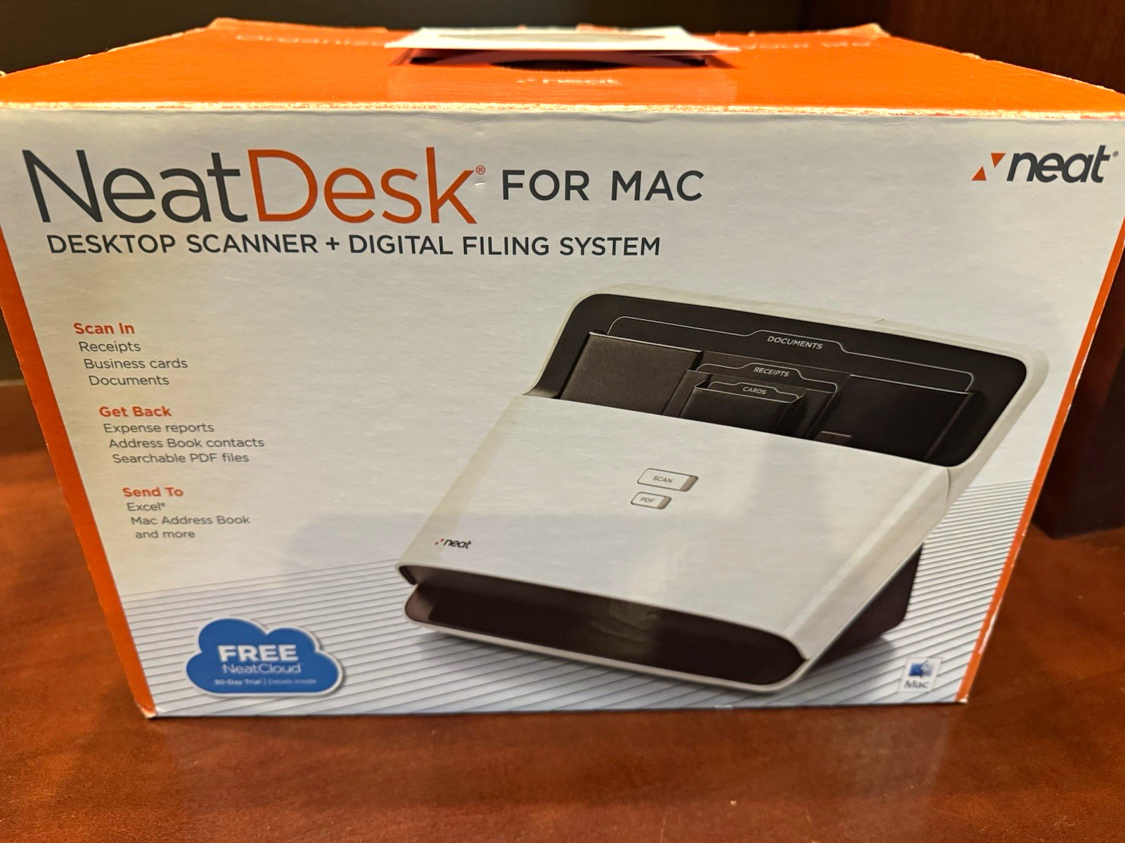Neat NeatDesk for Mac Desktop Scanner with Digital Filing System