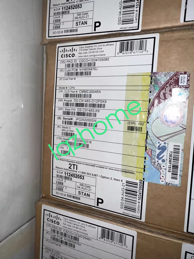 1PCS Cisco Gigabit fiber optic storage switch DS-C9148S-D12PSK9 new FedEx or DHL