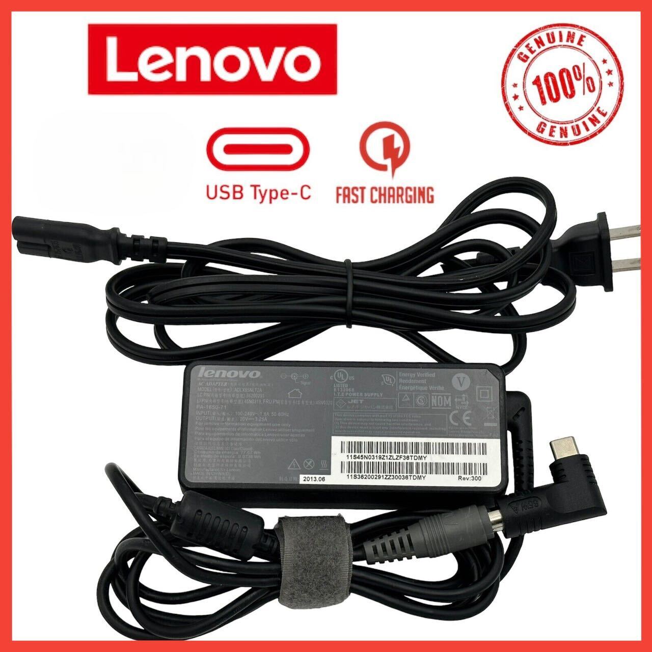 45/65/90W Type-C USB-C Laptop Adapter Charger Dell/HP/Lenovo/ASUS/Acer/Samsung