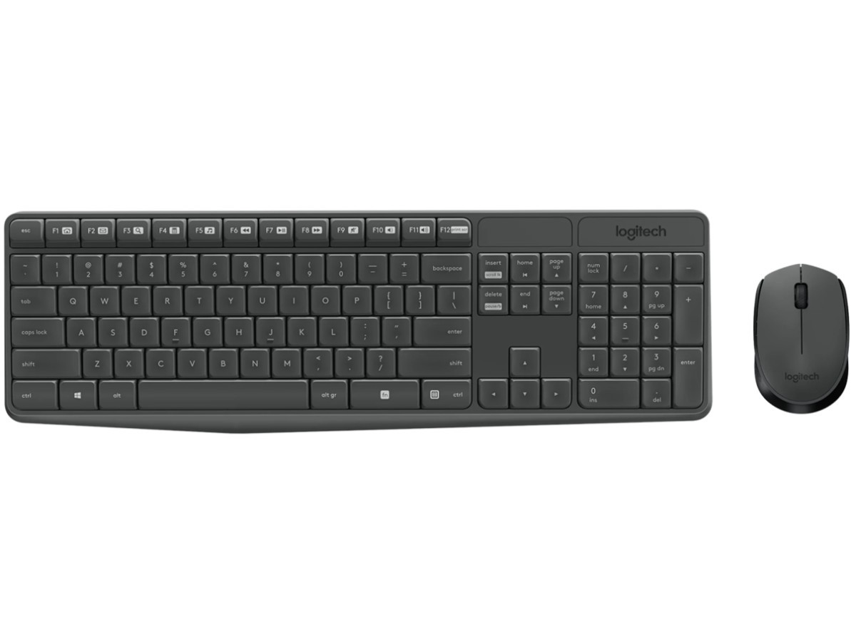 Logitech 920-007897 MK235 Wireless keyboard and mouse (Grey)