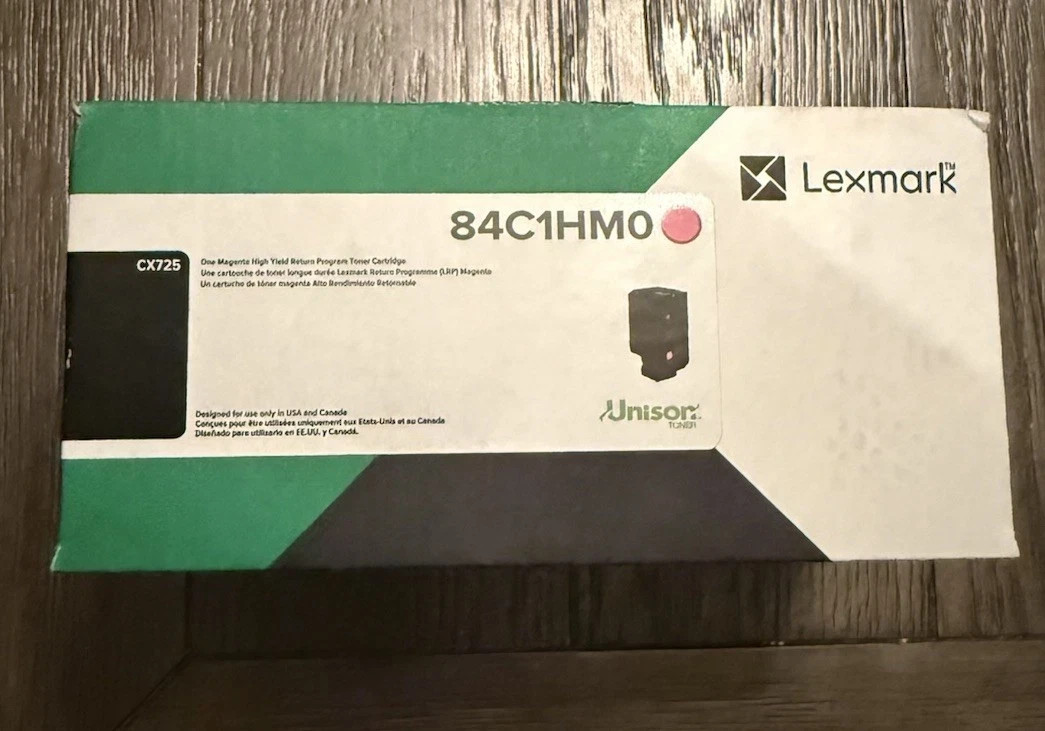 Lexmark CX725 Magenta High Yield Return Program Toner Cartridge 84C1HM0