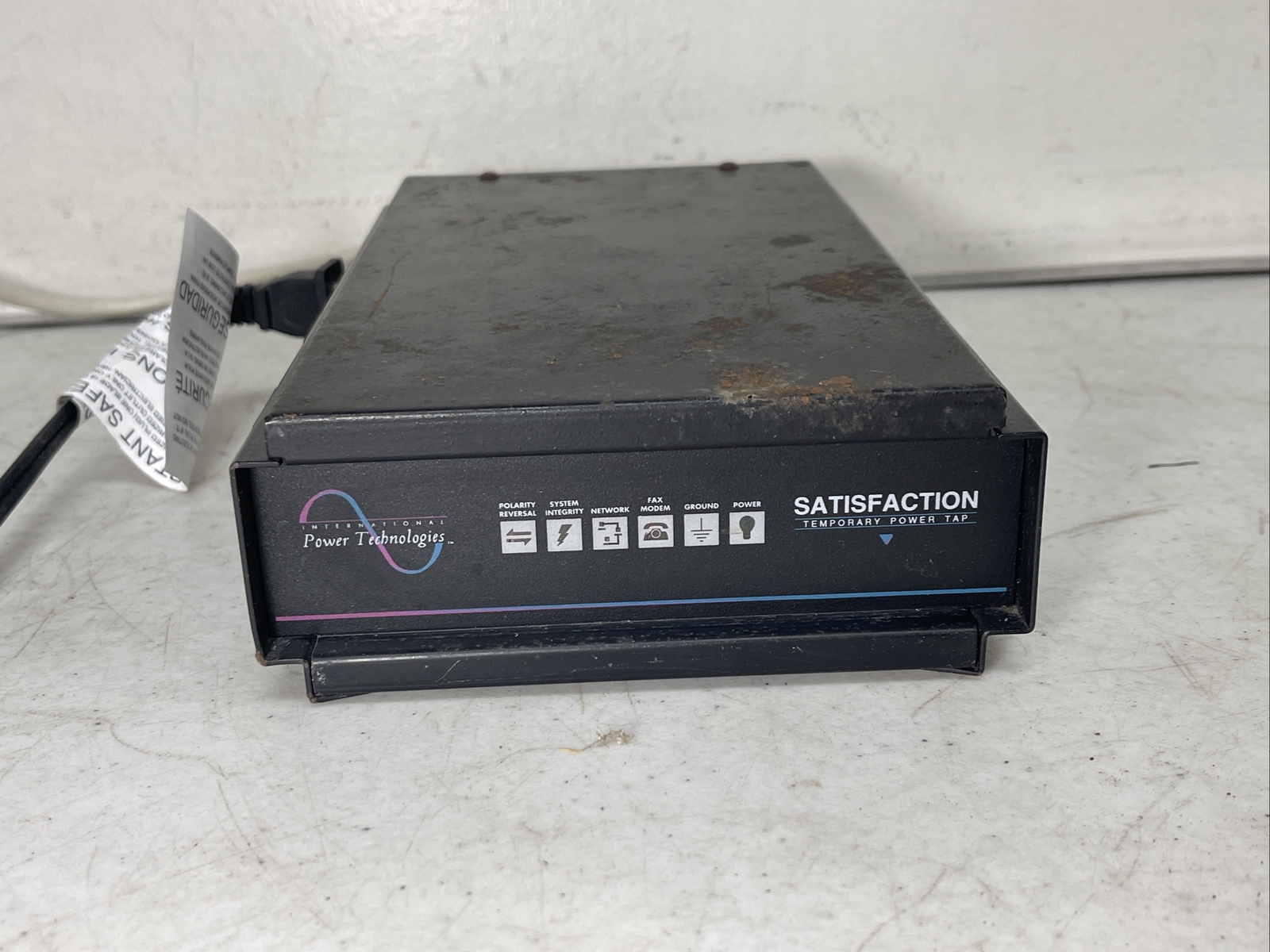 International Power Technologies SATISFACTION Temporary Power Tap 120V AC 12 Amp