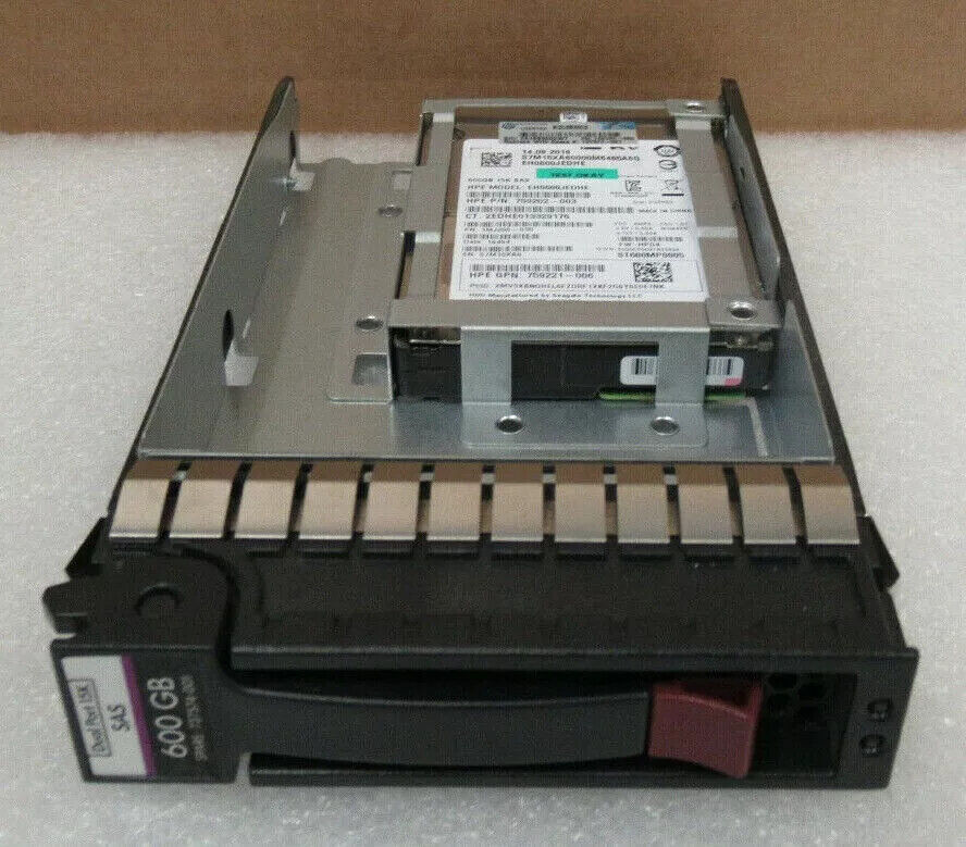 HPE 737574-001 737396-B21 600GB SAS 12G 15K 3.5in ENT HDD Hard Drive