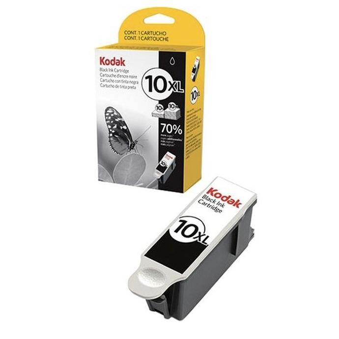Genuine Kodak 10 XL Black Printer Ink Cartridge CAT 8237216