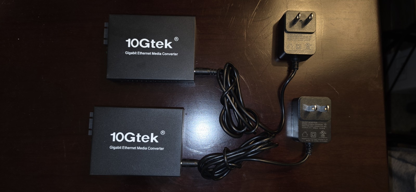 Pair of 10Gtek Gigabit Ethernet Media Converters