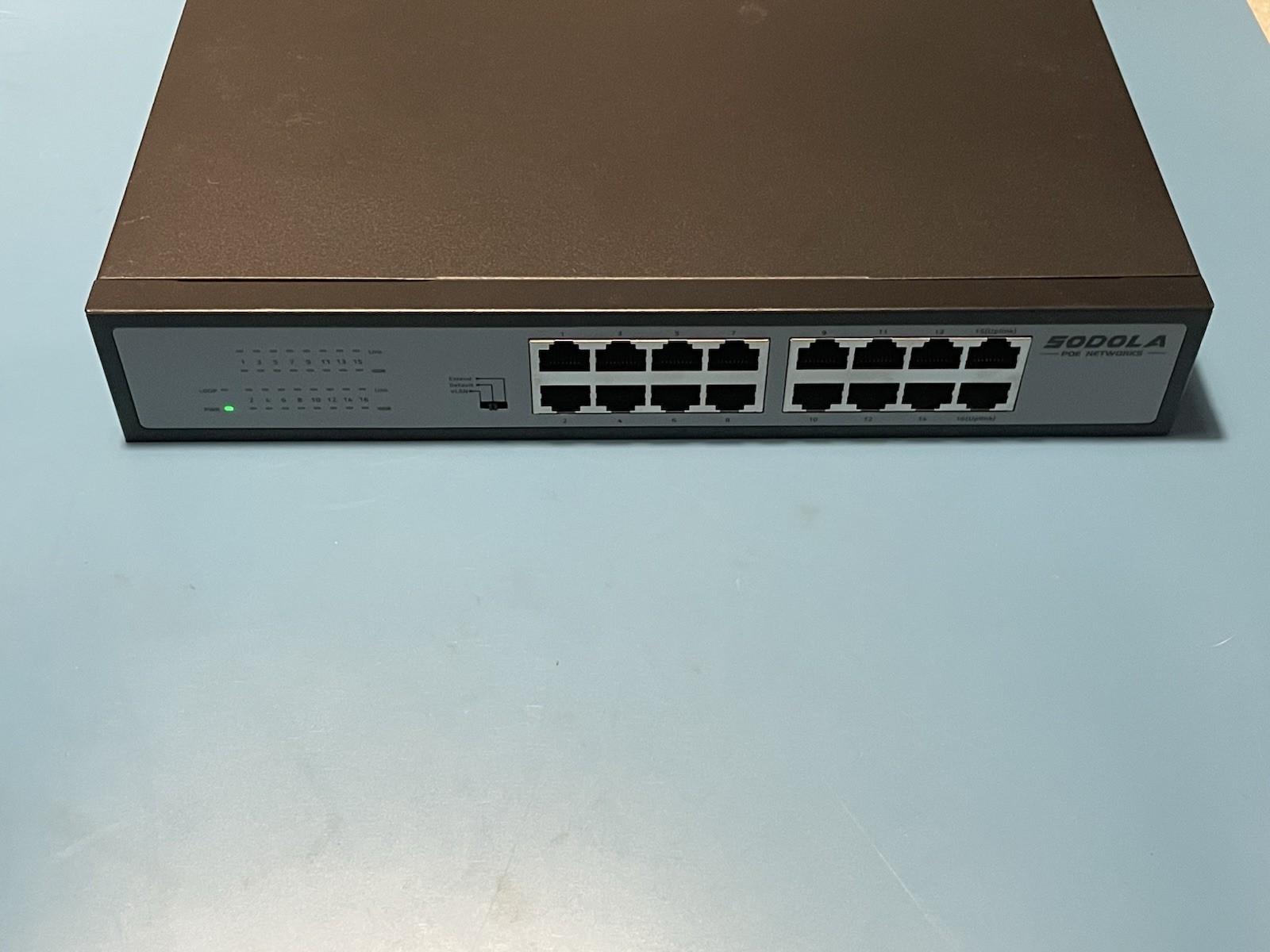 SODOLA 16 Port Gigabit Ethernet Switch |  1U Rackmount