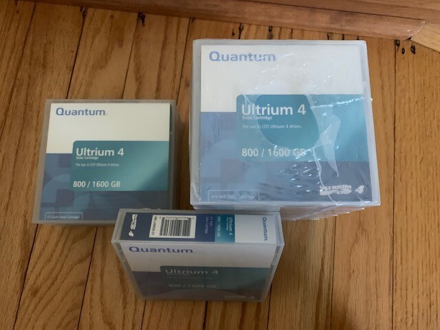Quantum LTO 4 Ultrium 800 GB / 1.6 TB Data Cartridge lot of 8