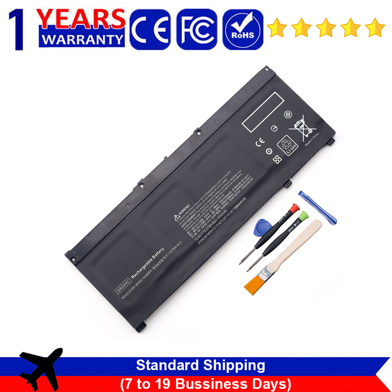 SR04XL Battery For HP Omen 15-ce 15-dc Pavilion 15-cb 15-cx Envy X360 15-cn