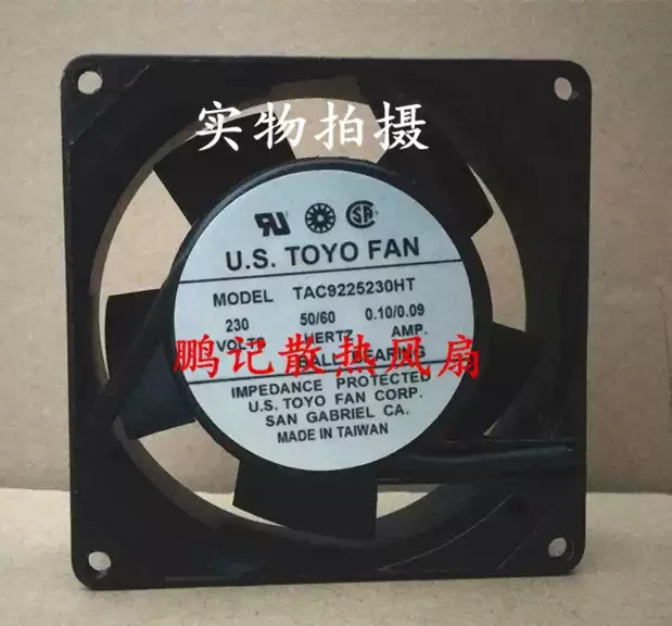 1PCS U.S.TOYO FAN TAC9225230HT 230V Fan