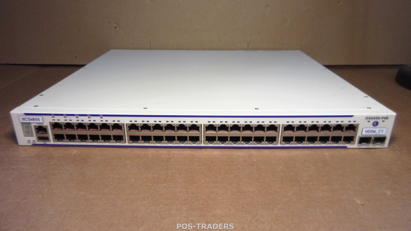 Alcatel-Lucent OS6450-P48 6450 - 48 Port Gigabit PoE+ - 2x SFP+ Switch EXCL EARS