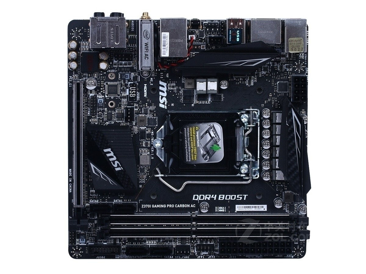 For MSI Z370I GAMING PRO CARBON AC motherboard LGA1151 DDR4 M- ATX 32G tested ok