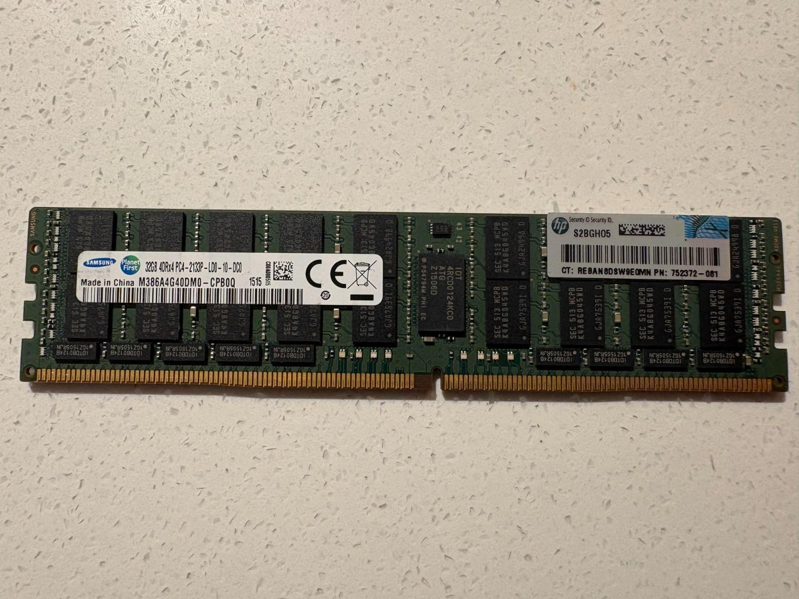 256GB - (8x 32gb Ram Modules Bundle ) - Samsung 32gb 4dr4 pca-2133-ld0-10-dc0