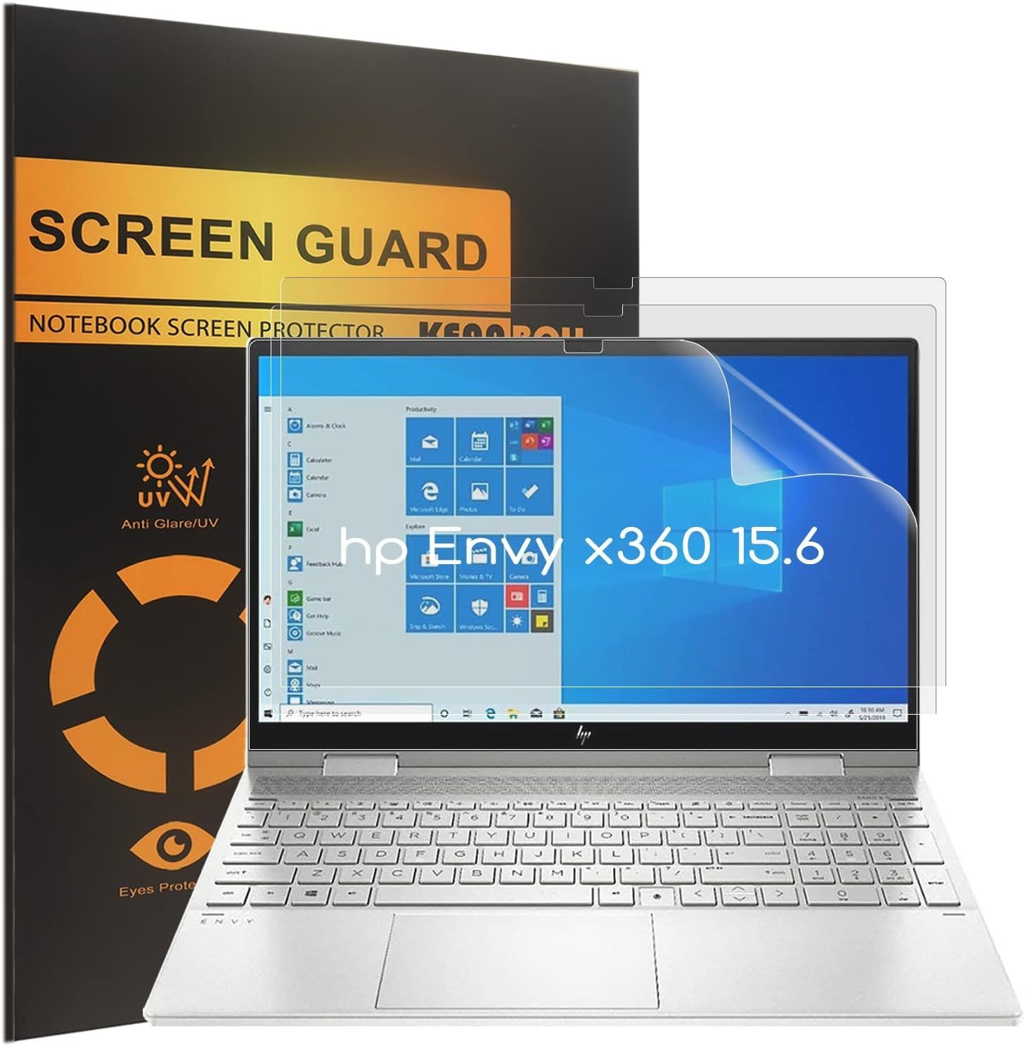 3 PCS HP Envy x360 2-in-1 15.6 Anti Glare Screen Protector for 15.6" Laptop