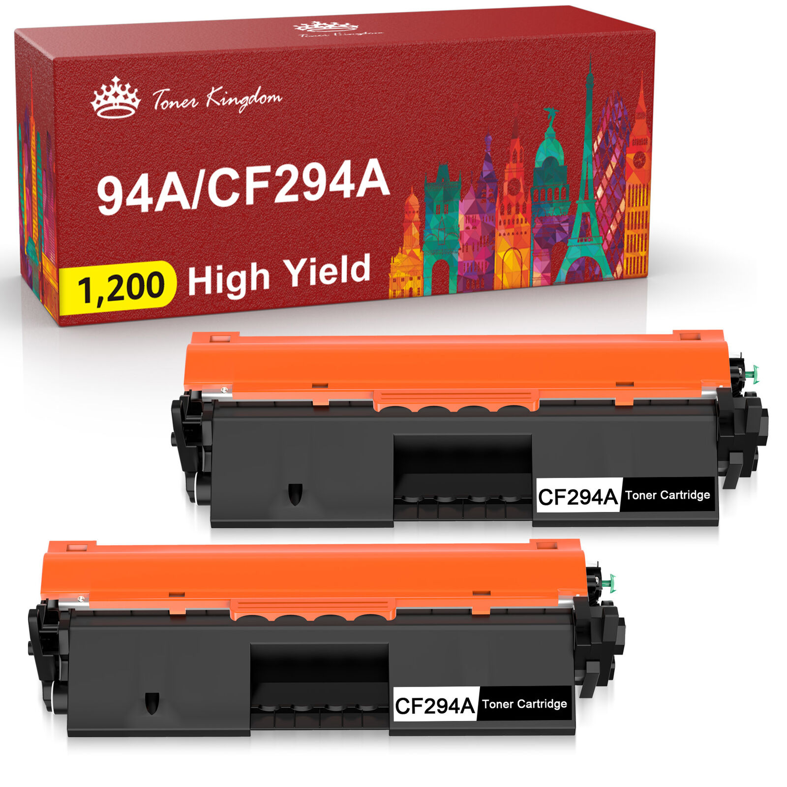 2 Pack CF294A 94A Toner Cartridge For HP LaserJet Pro M118dw MFP M148fdw M148dw