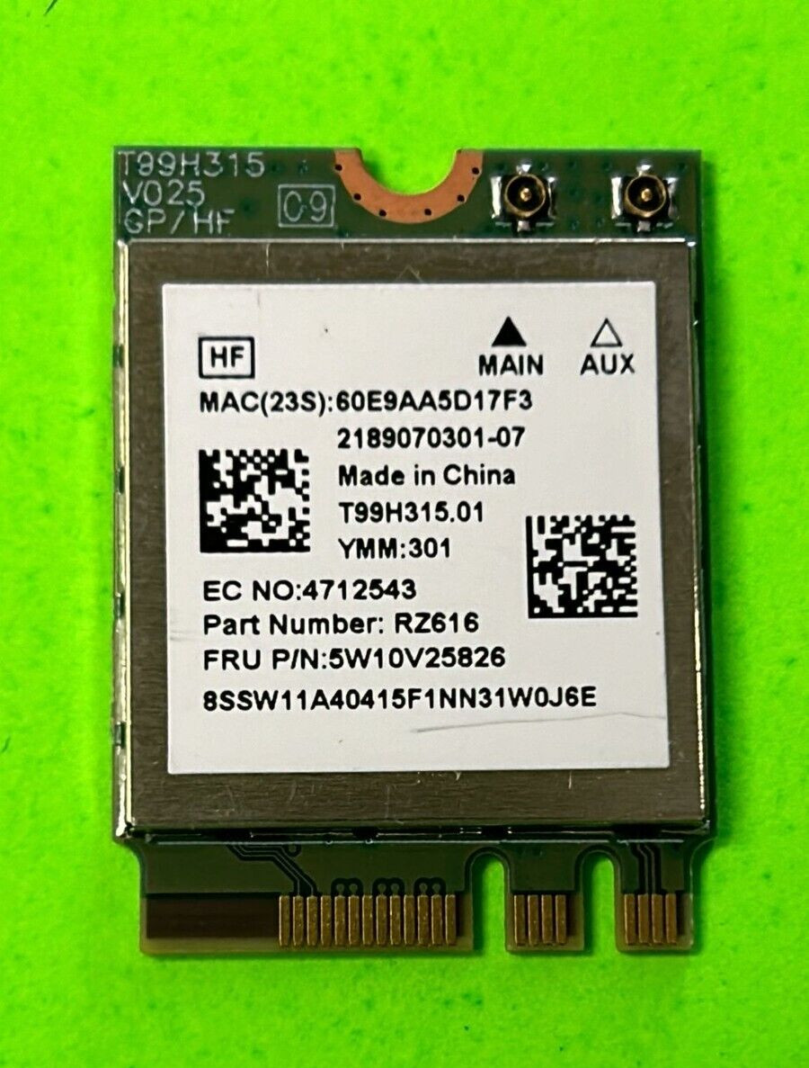 5W10V25826 Lenovo Wireless Wlan Ltn 8852Be Ideapad Gaming 3 15Arh7 HH