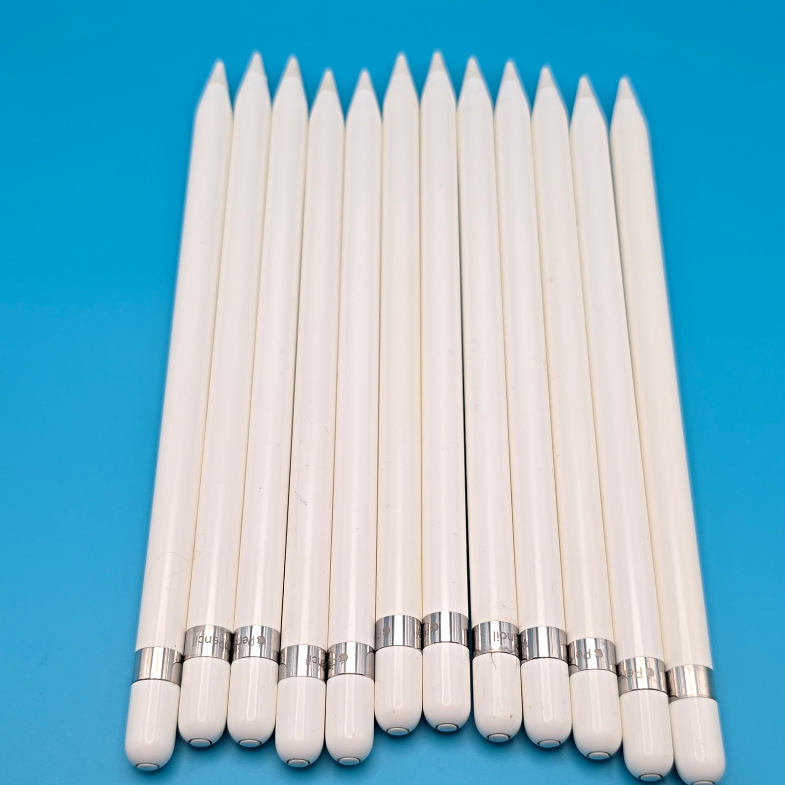 Lot of 12 Apple Pencil 1st Generation A1603 White Stylus w/ Lightning Connector