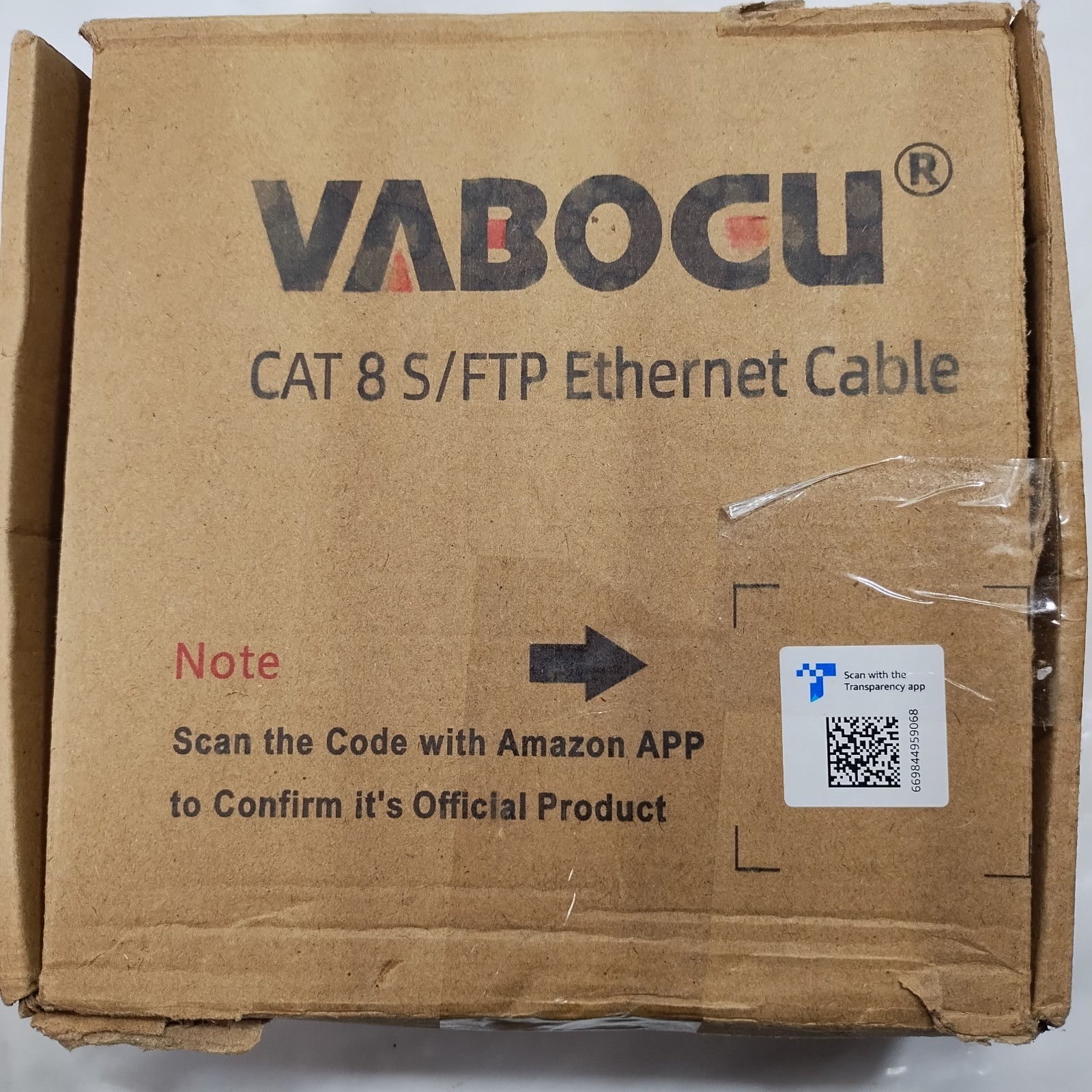 Vabogu Cat 8 Ethernet Cable, 100ft, 2000 MHz 40 GBit/s High Speed Network Cable.