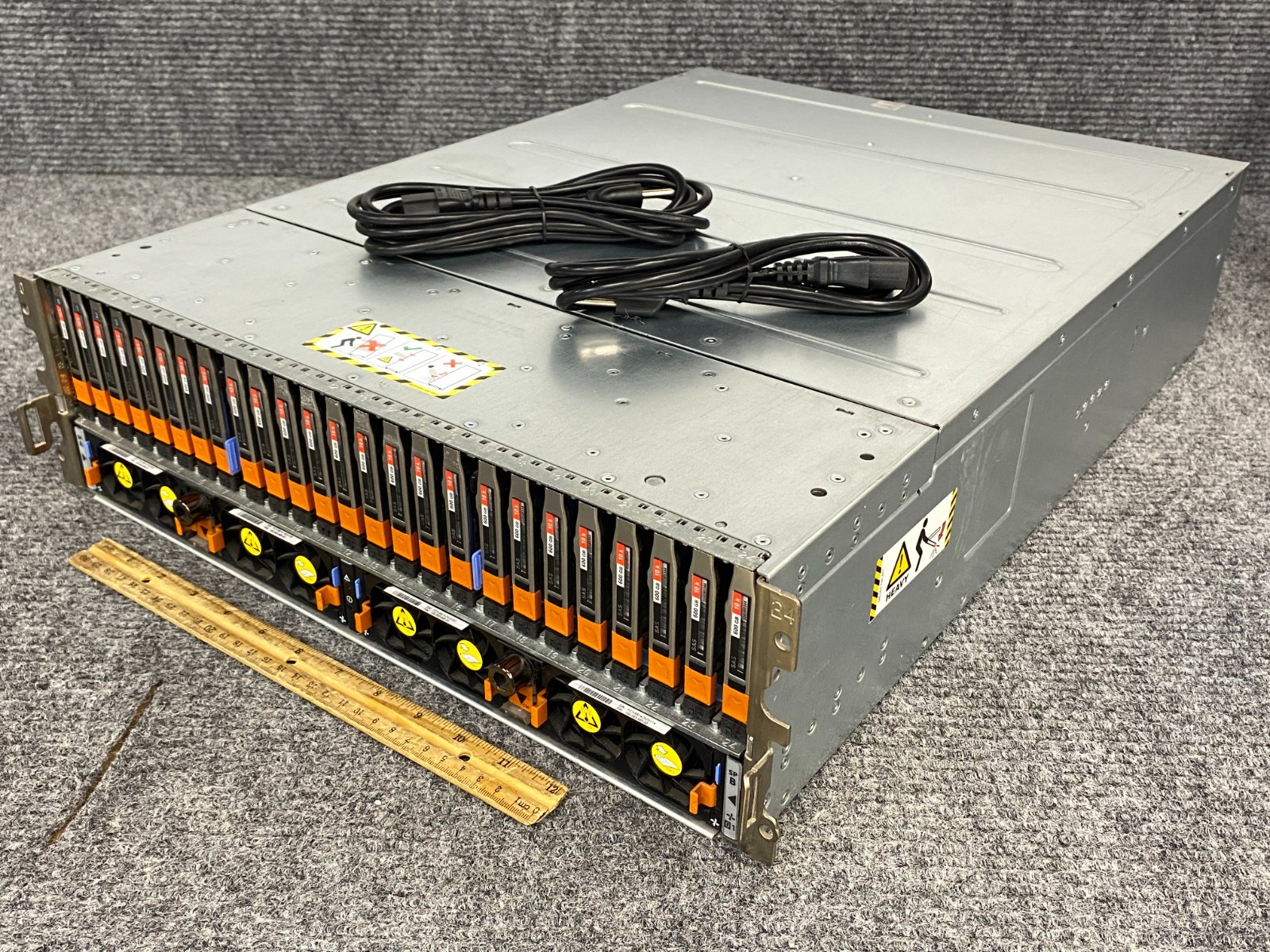 EMC VNX 5400 JTFR Storage Array, 2x Controller Modules, 2x PSU & Cords (As Is)