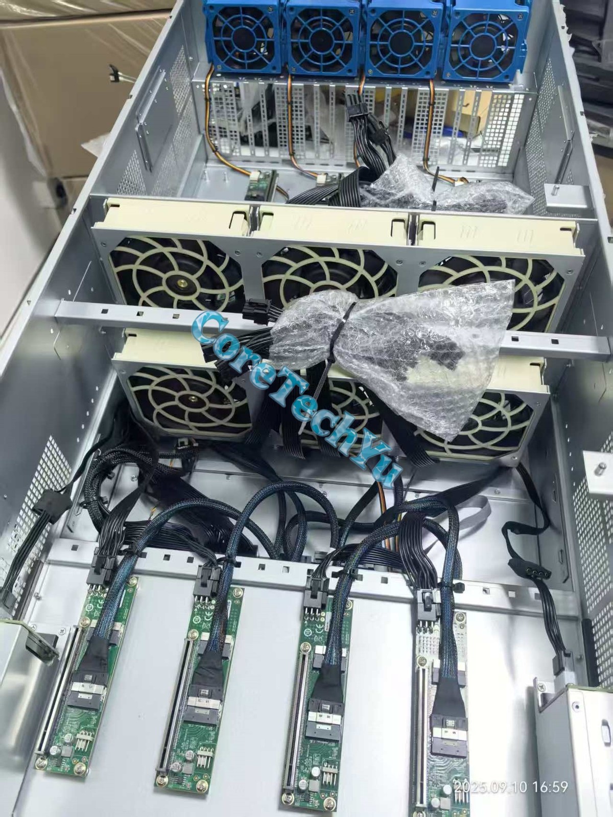 ASRock RACK TURIN2D24G-2L 6U 8GPU PCIe 5.0 X16 Bandwidth Server .