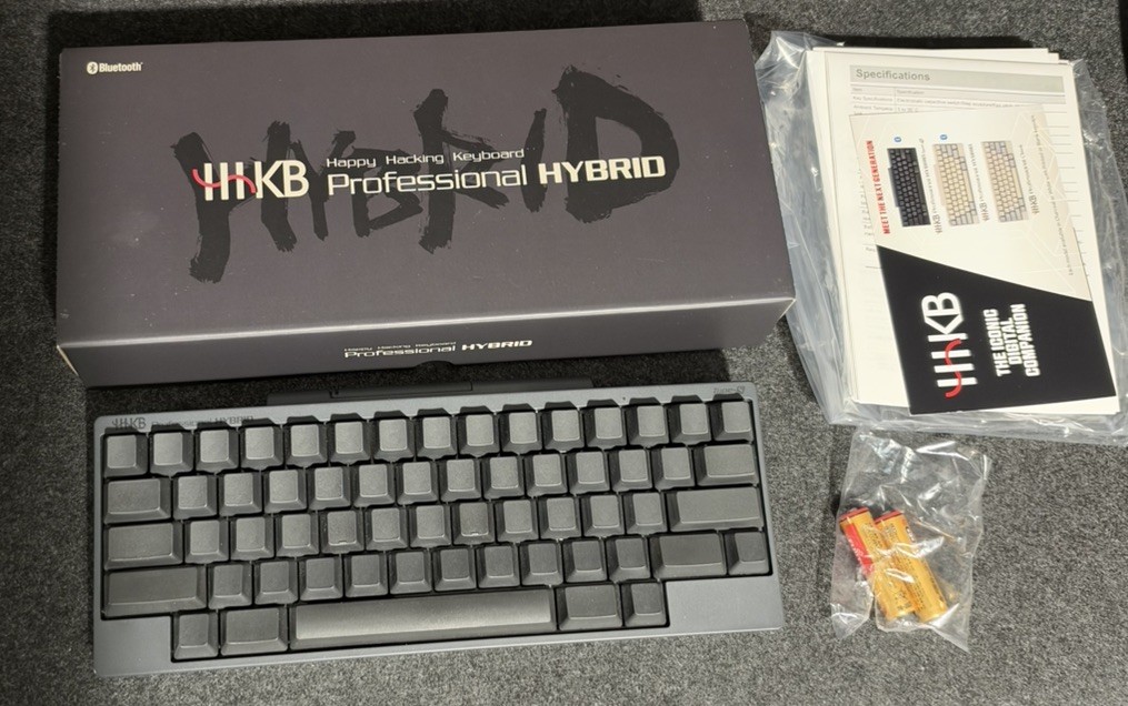 PFU HHKB Professional HYBRID Type-S Blank Keytop Print Black PD-KB800BNS