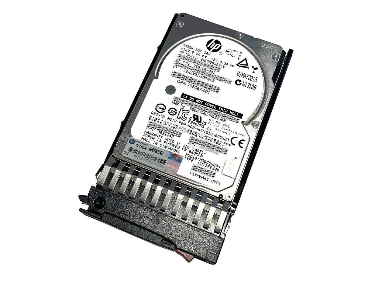  785071-B21 785412-001 HPE 300GB 10K 12G SFF 2.5" SAS HDD HARD DRIVE