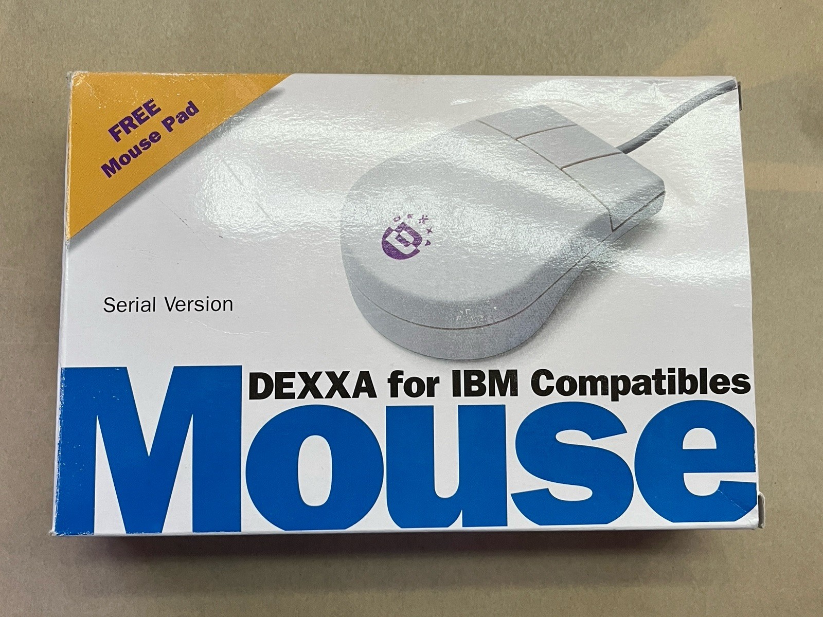 Vintage Dexxa Mouse M-M31-9F DZL210365 M-M31 9-pin connector 3-button - Complete