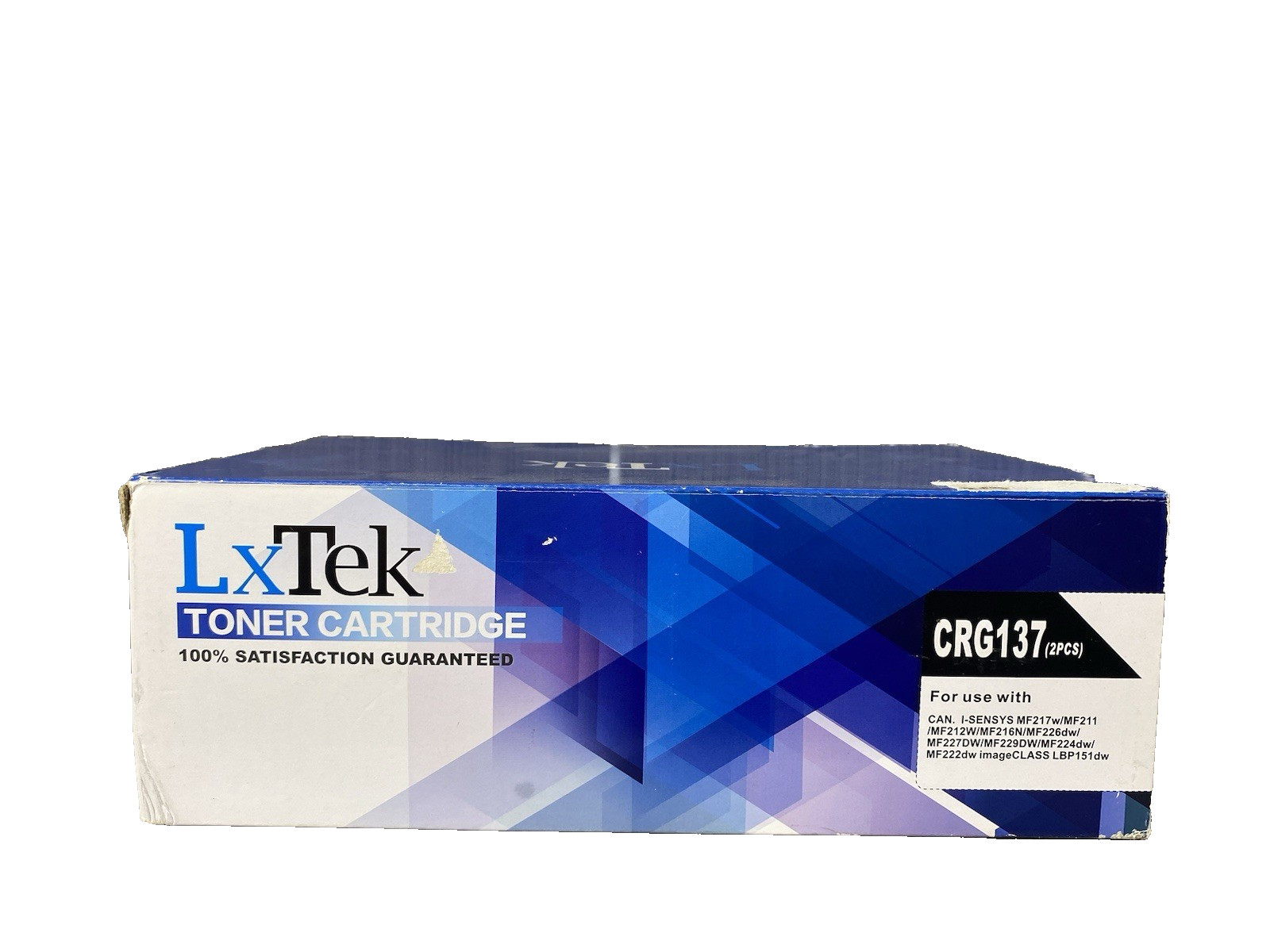 LxTek Black Toner Cartridge CRG137 2 pieces Printer Ink COMPATIBLE Canon Printer
