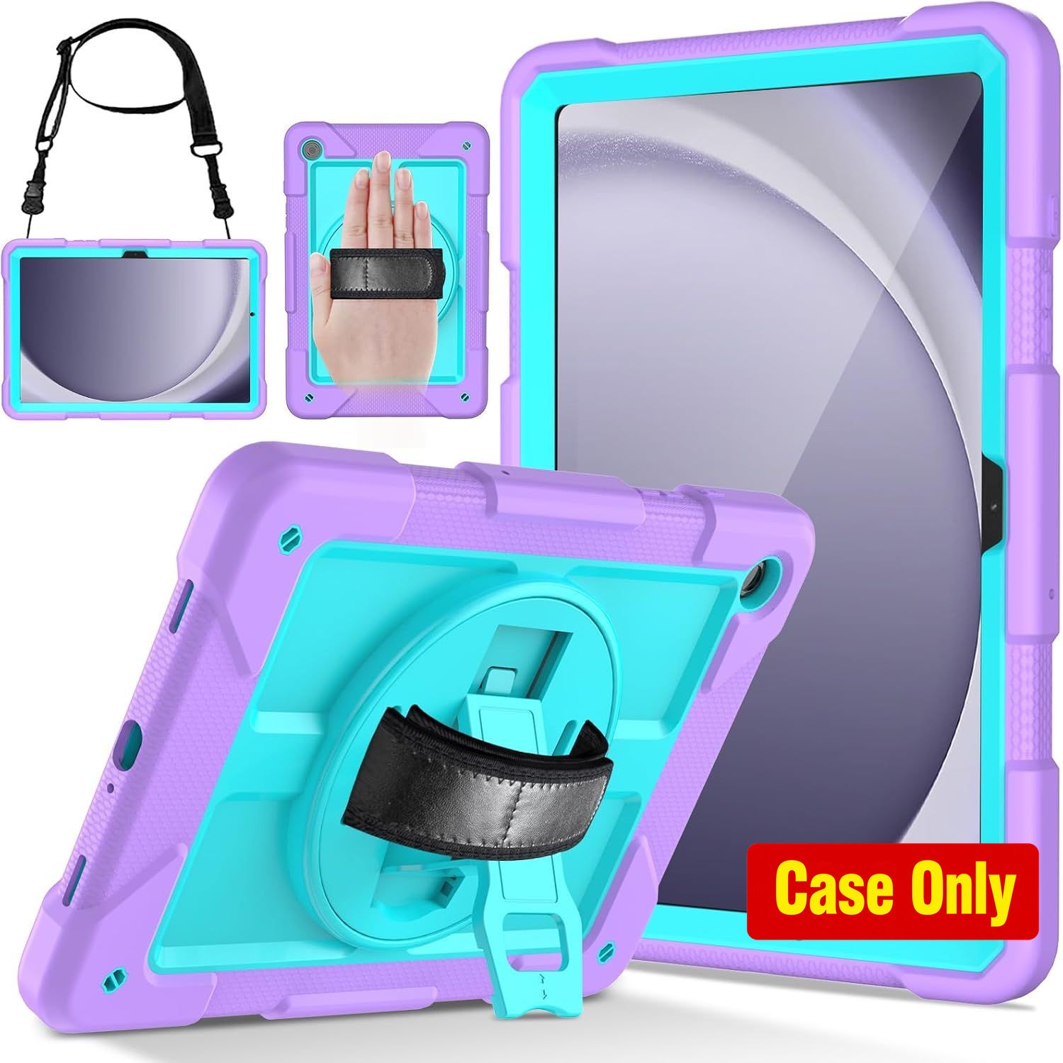 Case for Samsung Galaxy Tab A9+ Plus 11" 2023, Shockproof Heavy Duty Case