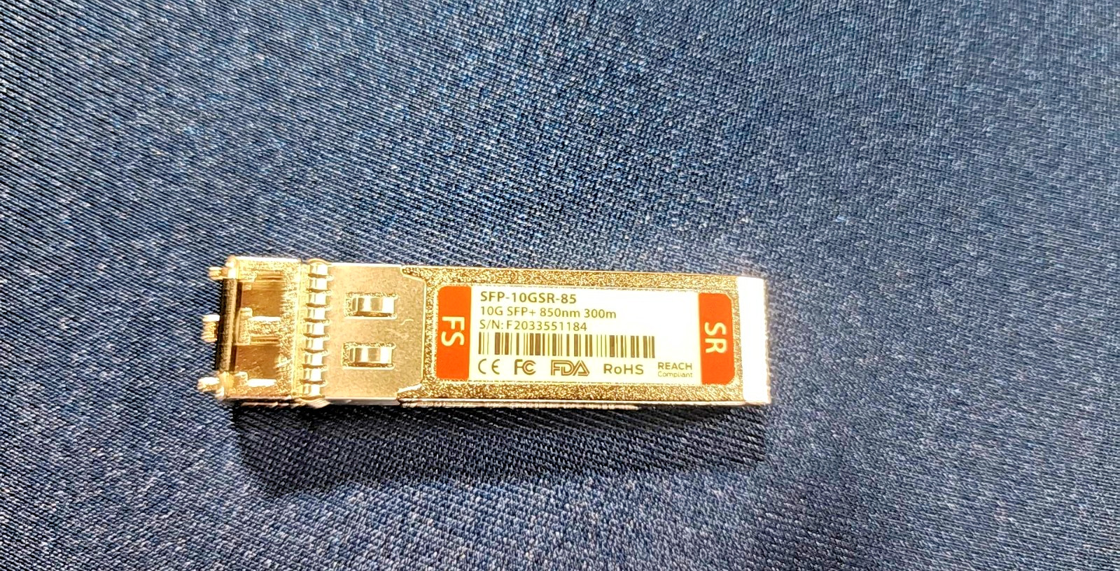 FIBERSTORE SFP-10GSR-85 10G SFP+ 850nm 300m Transceiver Module