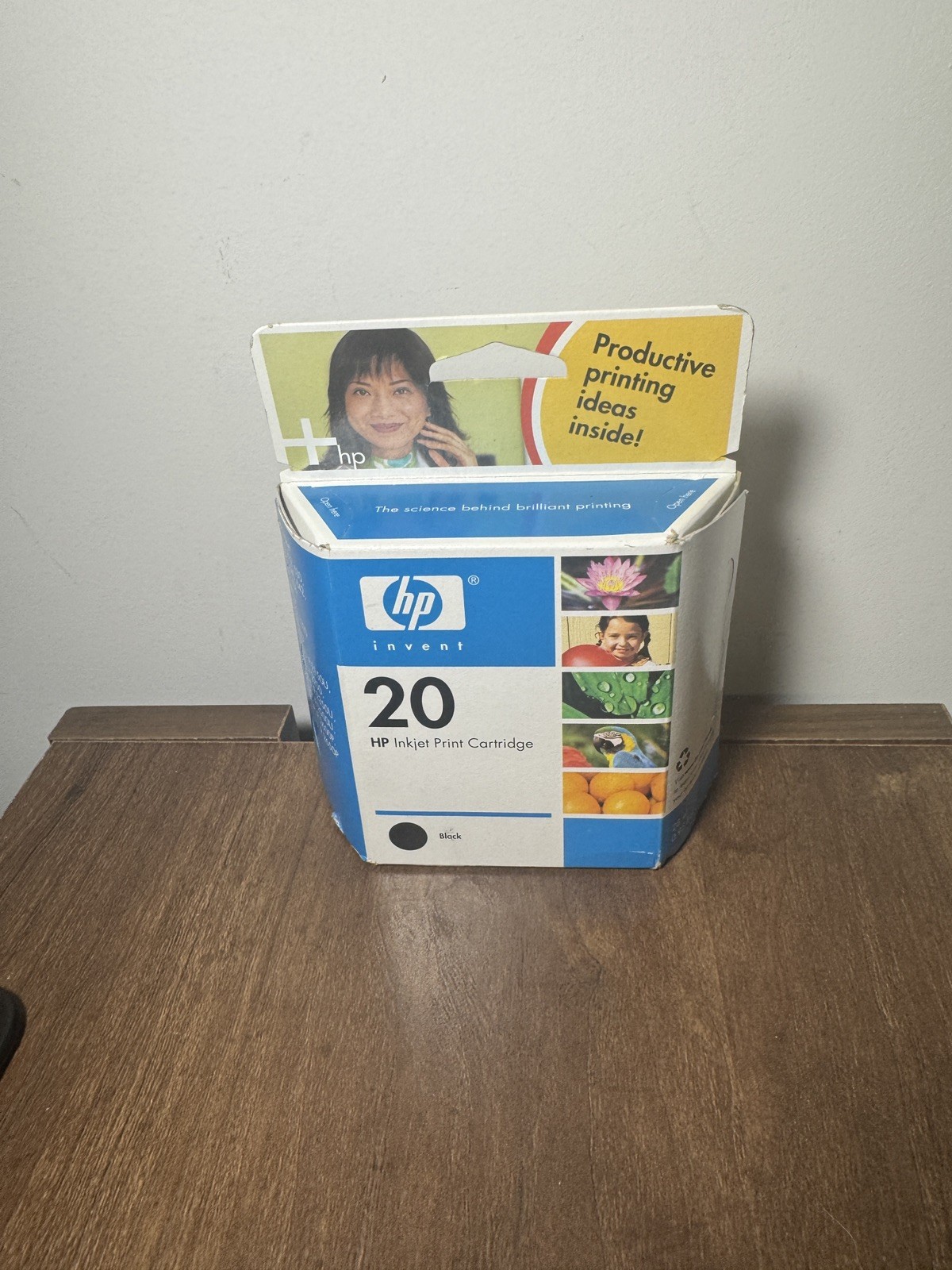 Genuine Hewlett-Packard HP 20 Inkjet Black Ink Print Cartridge SEALED EXP 2006
