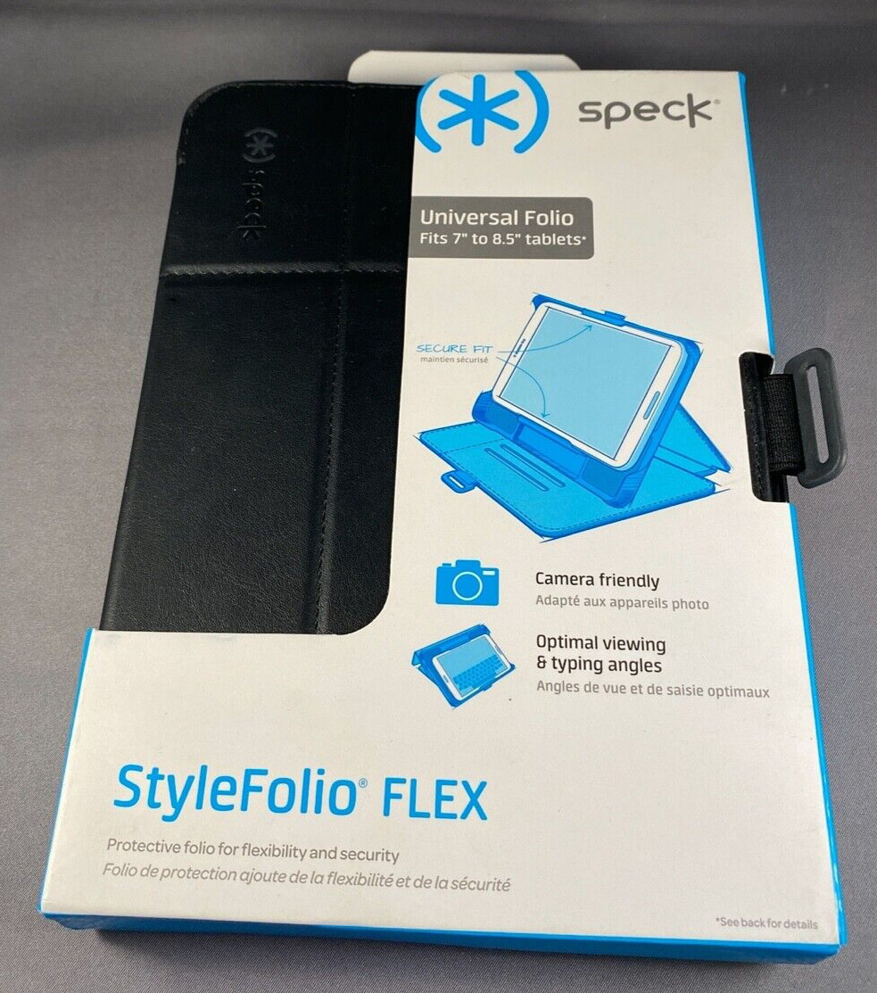 Brand New Speck Universal Folio 7" to 8.5" tablets Flex Stand Tablet Cover