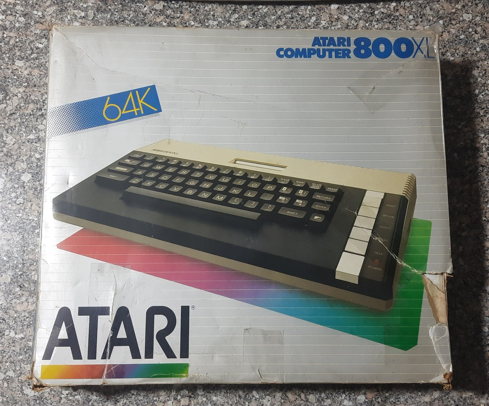 Atari 800 xl Home Computer very Rare (PAL)  ( working ) + Manuals + Power Supply